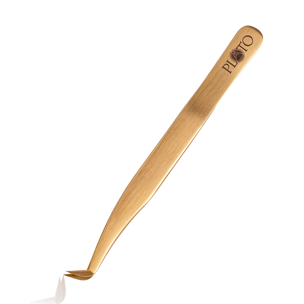 Pęseta do rzęs Smart Slim 120 Gold